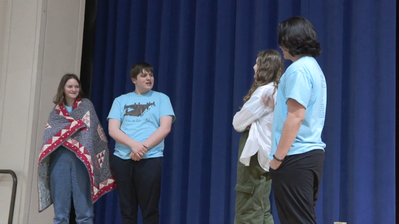Maury High's One Act Play team